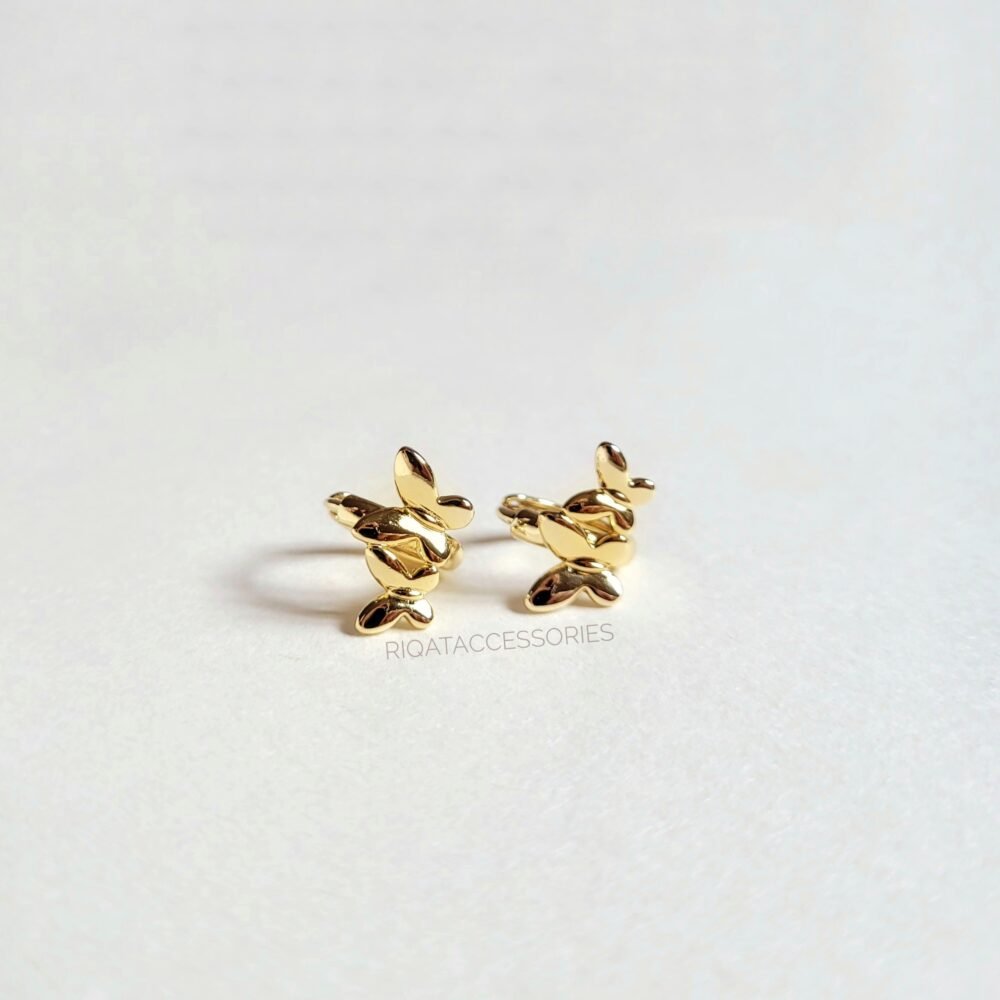 Golden Flutter Earring