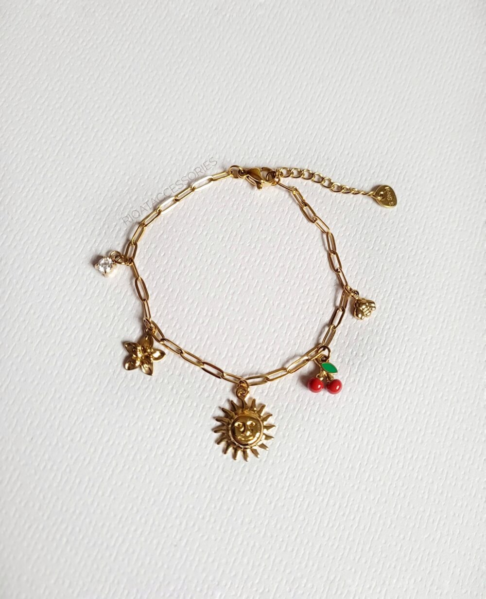 The Sunny Orchard Charm Bracelet