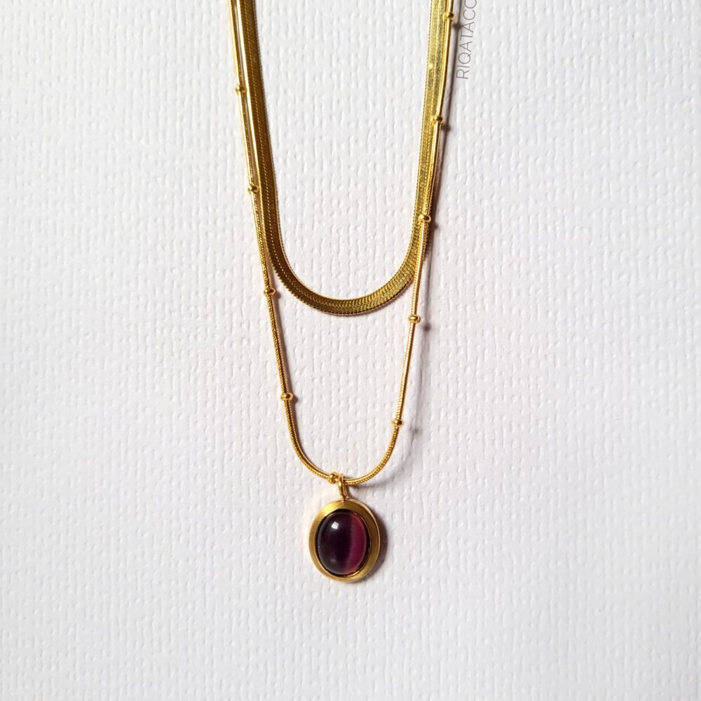 Elegant Halo & Monogram Layering Set