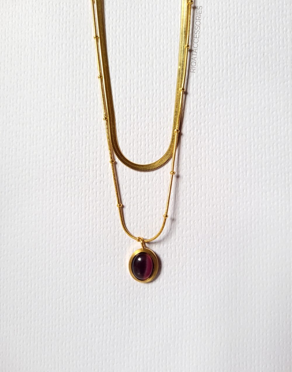 Elegant Halo & Monogram Layering Set