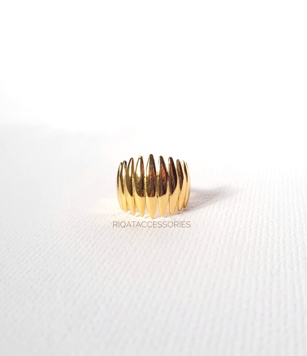 Golden Sunburst Ring
