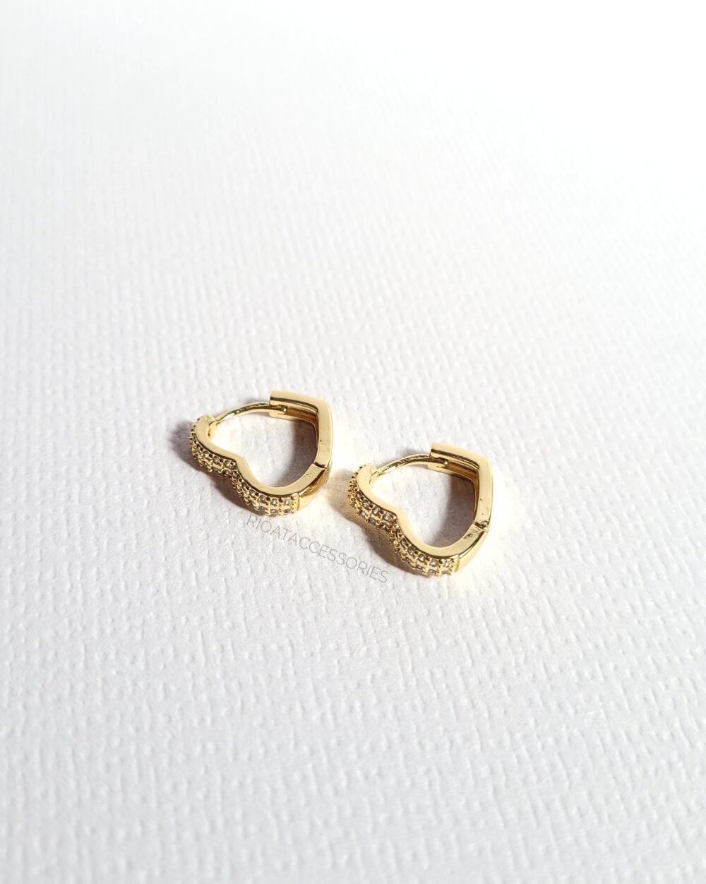 Maya Heart Hoop Earrings